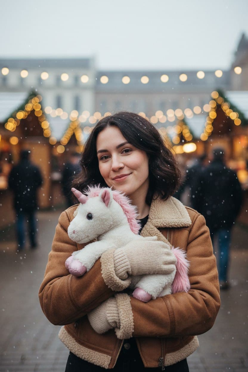 Фото на новогодней ярмарке
