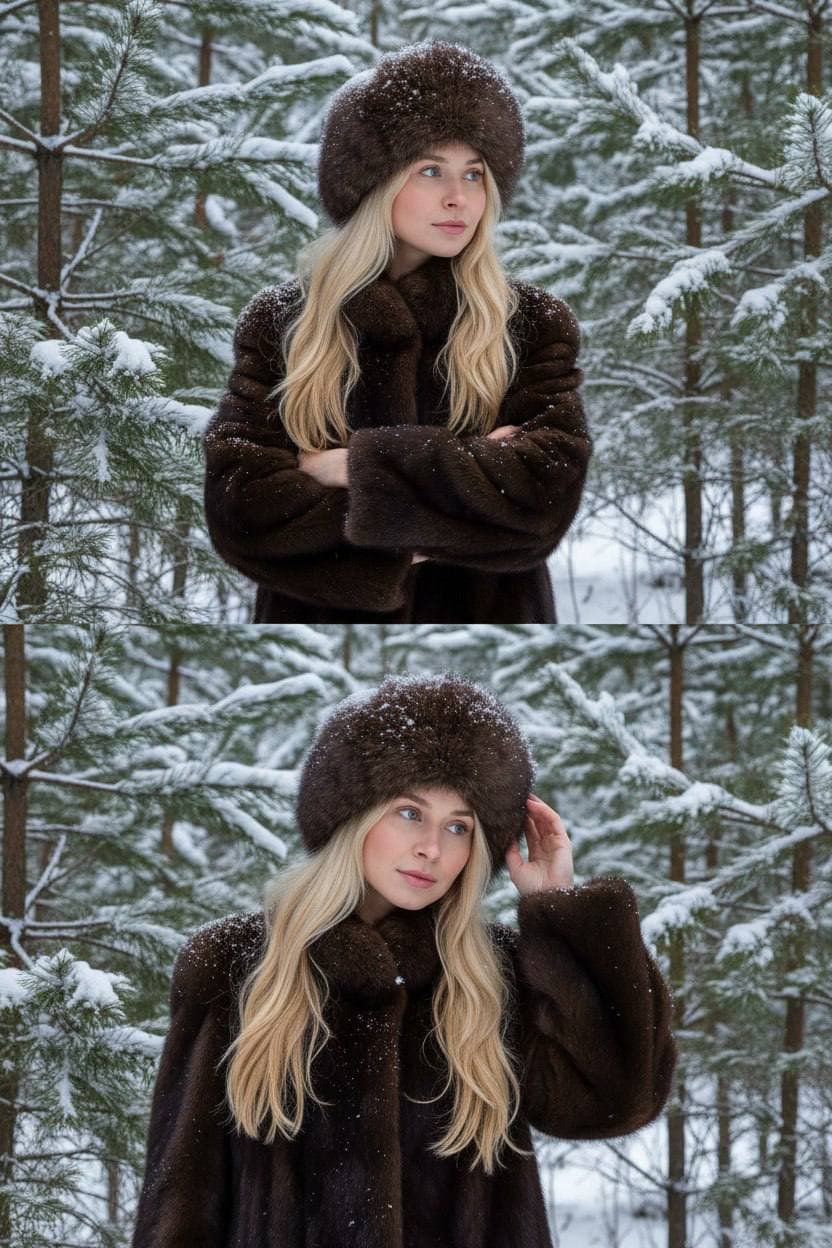 Зимний коллаж