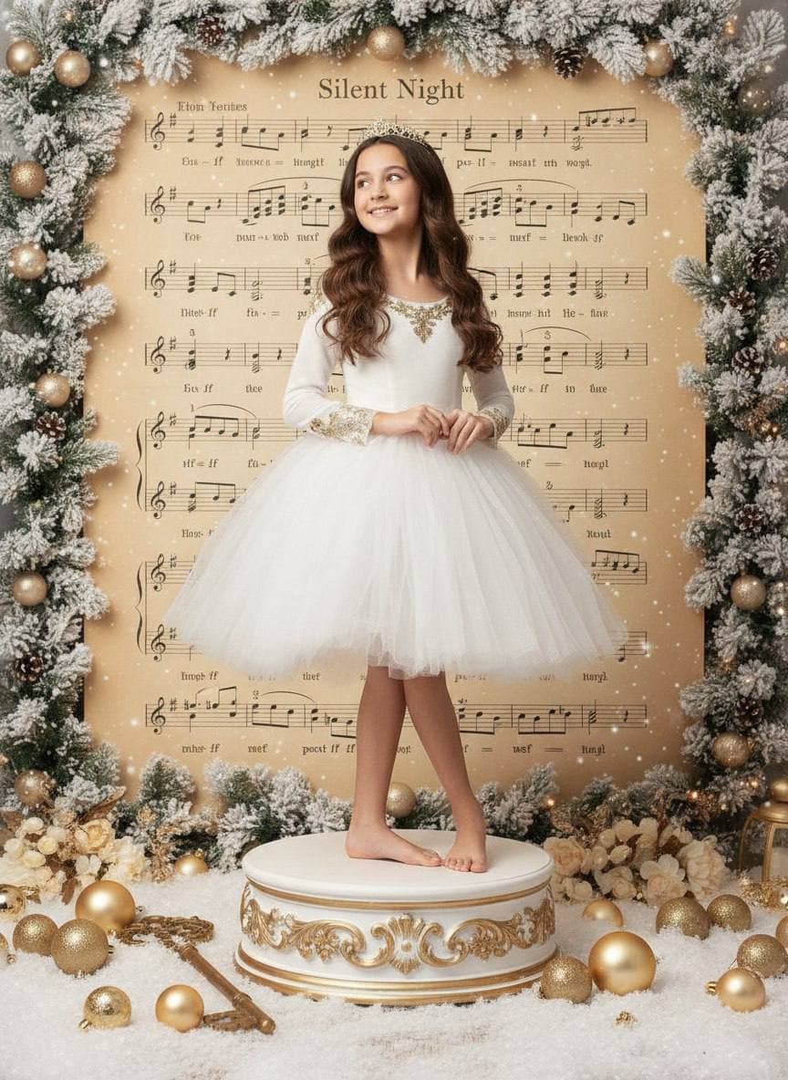 Новогоднее фото для девочки