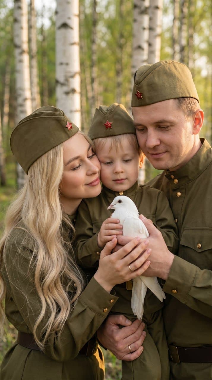Семейное фото к 9 мая