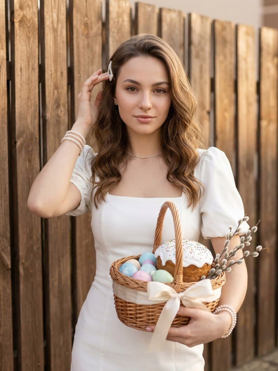 Солнечный весенний сад