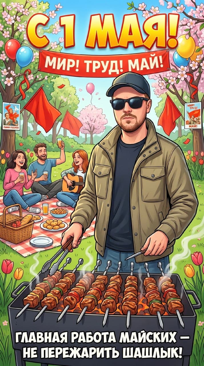 Майский шашлычник