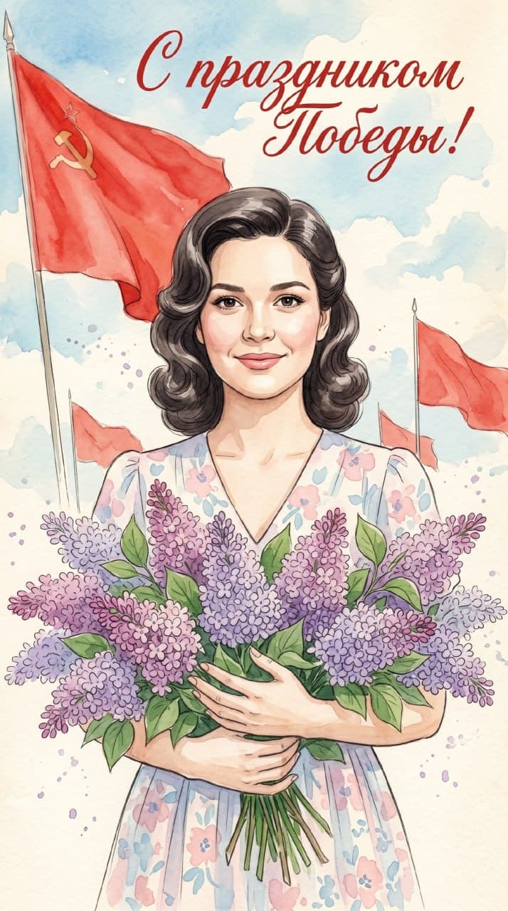 Советская акварель