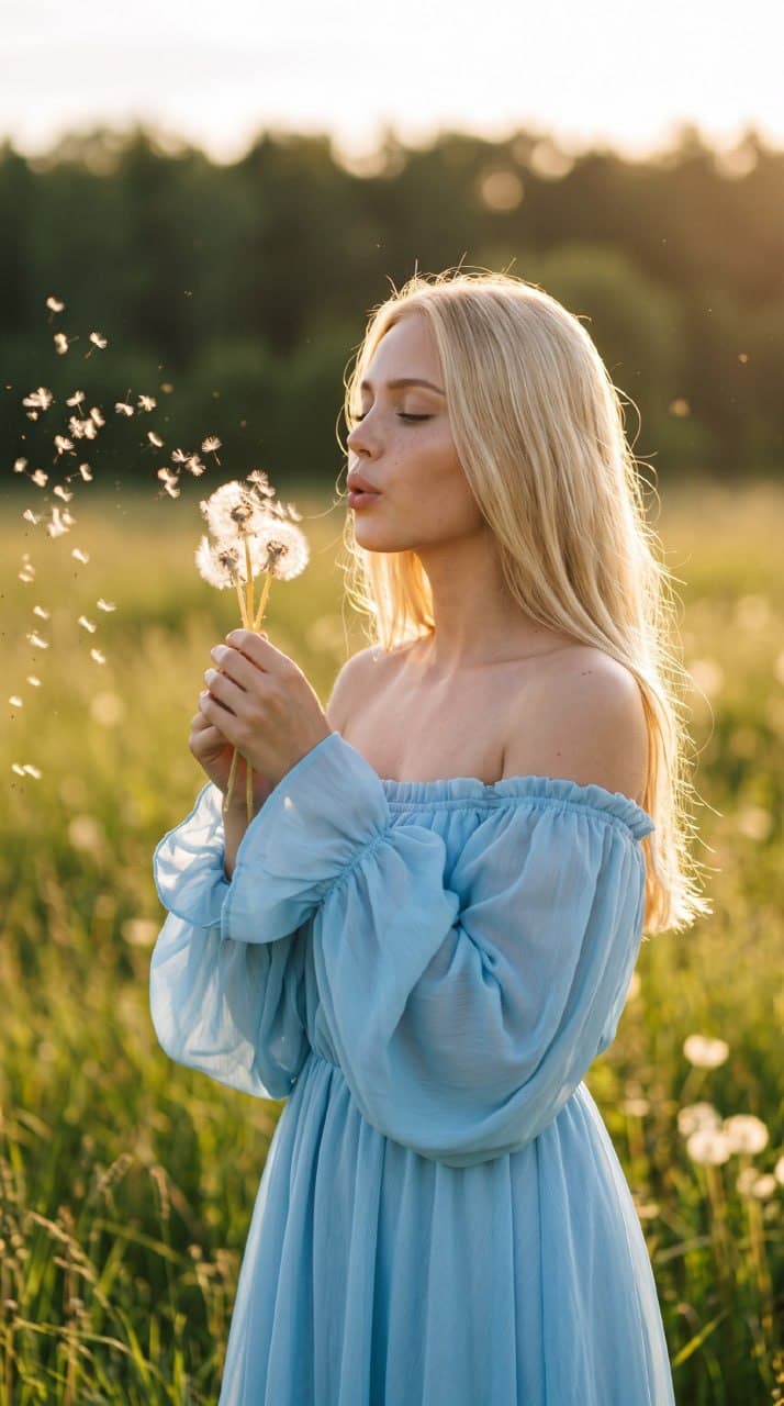 Эстетичные одуванчики