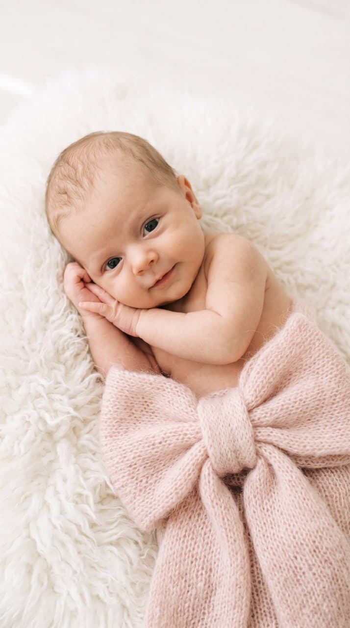 Нежный newborn стиль