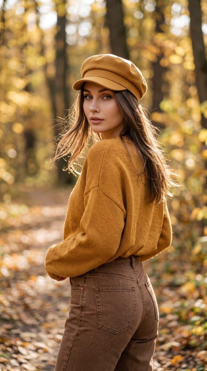 Осенний снимок в лесу