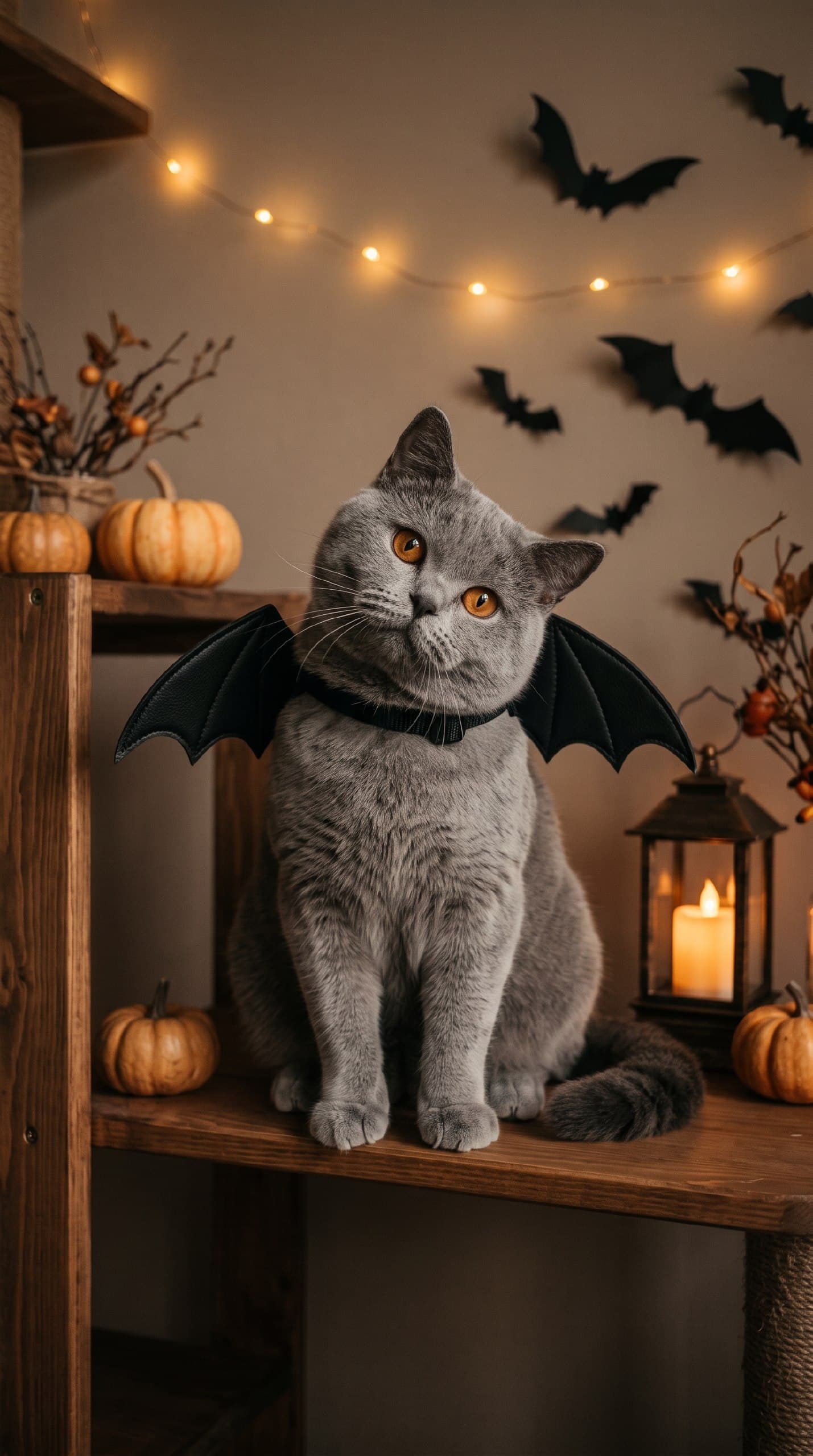 Фото на Хэллоуин для кошек