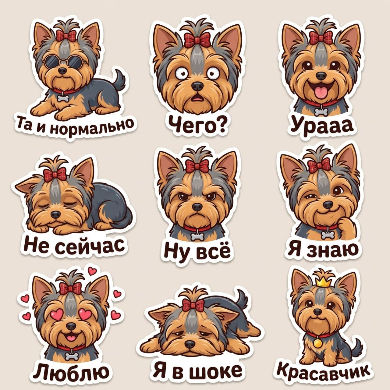 Яркий стикерпак