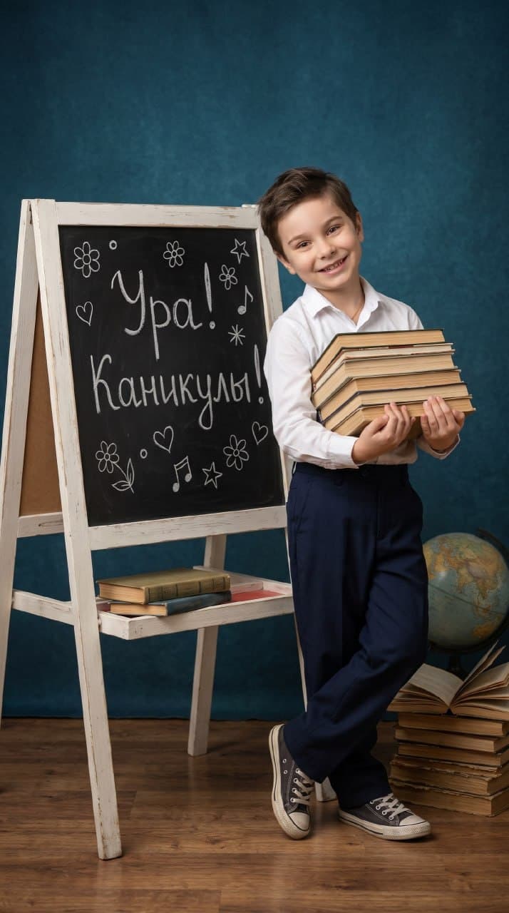 Школьный портрет мальчика