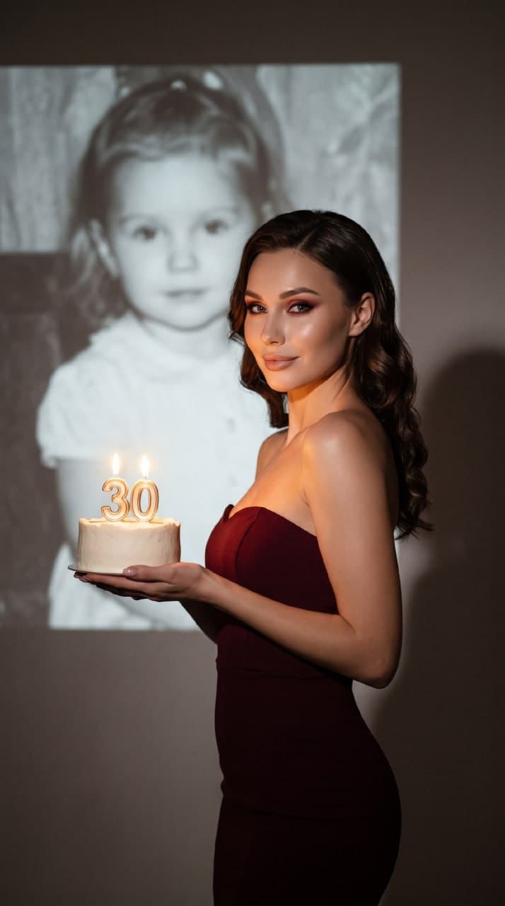 Детское фото на день рождения