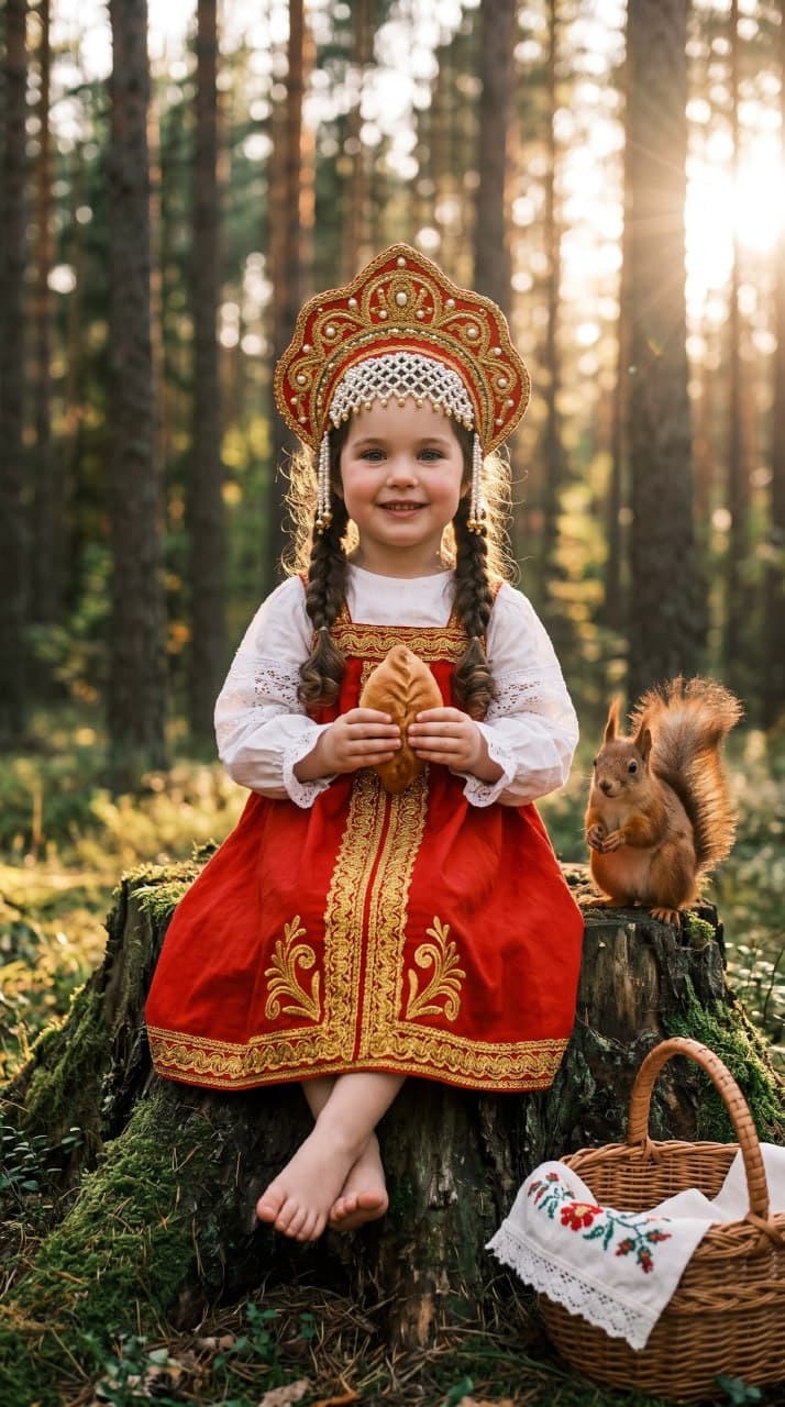 Сказочная лесная съёмка